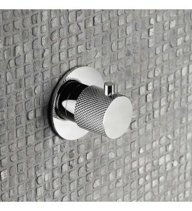 Hotbath Cobber X Bateria natryskowa termostatyczna 2-drożna podtynkowa element zewnętrzny Chrome CX7080.CR