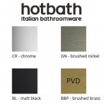 Hotbath Fellow Bateria zlewozmywakowa jednouchwytowa Brushed nicke CW040.GN