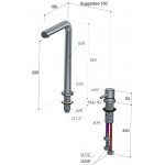 Hotbath Fellow Bateria zlewozmywakowa 2-otworowa Chrom FKM20.CR