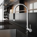 Hotbath Fellow Bateria zlewozmywakowa z wyjmowaną wylewką Chrom FKM12.CR