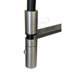 Hotbath Fellow Bateria zlewozmywakowa z ruchomą wylewką Brushed steel FKM11.IX W MAGAZYNIE 