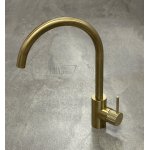 Hotbath Fellow Bateria zlewozmywakowa jednouchwytowa Brushed brass PVD CX040.BBP