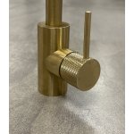 Hotbath Fellow Bateria zlewozmywakowa jednouchwytowa Brushed brass PVD CX040.BBP