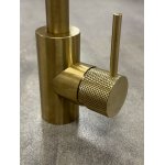 Hotbath Fellow Bateria zlewozmywakowa jednouchwytowa Brushed brass PVD CX040.BBP