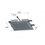 Hotbath Mate Deszczownica podtynkowa 38x38 cm Chrome M110.CR