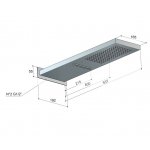 Hotbath Mate Deszczownica ścienna z funkcją wodospadu Chrome M193.CR