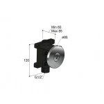 Hotbath Mate Podtynkowa dysza do hydromasażu Chrome M179.CR