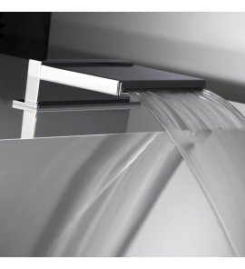 Hotbath Mate Wylewka wodospadu montowana na brzegu wanny Chrome M150.CR