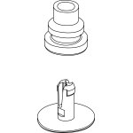      Ideal Standard Archimodule Śruba M5 pokrętła metalowa CZĘŚĆ ZAMIENNA A962149AA WYPRZEDAŻ MAGAZYNOWA!!