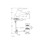 Ideal Standard Ceramix Blue Bateria bidetowa stojąca chrom A5655AA