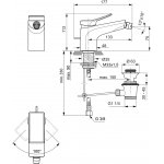 Ideal Standard Conca Bateria bidetowa jednouchwytowa z korkiem automatycznym Nikiel BC760GN