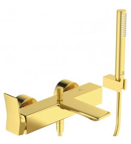 Ideal Standard Conca Bateria wannowo-natryskowa ścienna z zestawem prysznicowym Gold BC763A2