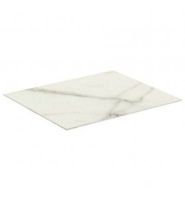 Ideal Standard Conca Blat ceramiczny do szafki podumywalkowej 60x50,5 cm Marmur Calacatta T3969DH