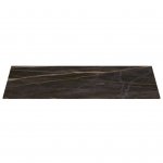 Ideal Standard Conca Blat ceramiczny pod umywalkę 600x373 mm Marmur Black Desire T4344DG