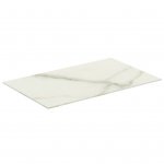 Ideal Standard Conca Blat ceramiczny pod umywalkę 600x373 mm Marmur Calacatta T4344DH