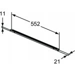 Ideal Standard Conca Oświetlenie wnętrza szuflad LED 552 mm T3975Y2