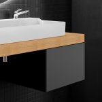 Ideal Standard Conca Szafka pod umywalkę bez blatu 600x505 mm Antracyt mat T3982Y2