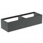 Ideal Standard Conca Szafka podwójna pod umywalkę bez blatu 1600x505 mm Antracyt mat T3984Y2