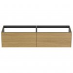 Ideal Standard Conca Szafka podwójna pod umywalkę bez blatu 1600x505 mm Jasny dąb T3984Y6