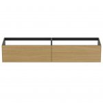 Ideal Standard Conca Szafka podwójna pod umywalkę bez blatu 2000x505 mm Jasny dąb T3987Y6