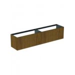Ideal Standard Conca Szafka podwójna pod umywalkę bez blatu 2000x505 mm Ciemny orzech T3993Y5