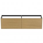 Ideal Standard Conca Szafka podwójna pod umywalkę bez blatu 2000x505 mm Jasny dąb T3993Y6