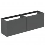 Ideal Standard Conca Szafka podwójna pod umywalkę bez blatu 1600x373 mm Anatracyt mat T3996Y2