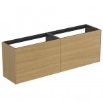 Ideal Standard Conca Szafka podwójna pod umywalkę bez blatu 1600x373 mm Jasny dąb T3996Y6