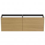 Ideal Standard Conca Szafka podwójna pod umywalkę bez blatu 1600x373 mm Jasny dąb T3996Y6
