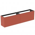 Ideal Standard Conca Szafka podwójna pod umywalkę bez blatu 2000x373 mm Pomarańczowy mat T3999Y3
