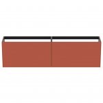 Ideal Standard Conca Szafka podwójna pod umywalkę bez blatu 2000x373 mm Pomarańczowy mat T3999Y3