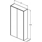 Ideal Standard Conca Szafka niska 720x250 mm Antracyt mat T4107Y2