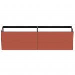 Ideal Standard Conca Szafka podwójna pod umywalkę bez blatu 2000x505 mm Pomarańczowy mat T3993Y3