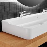 Ideal Standard Conca Umywalka ścienna 1200x450 mm z 2-otworami na baterię Biały T383901