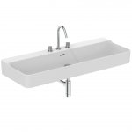Ideal Standard Conca Umywalka ścienna 1200x450 mm z 3-otworami na baterię Biały T384001