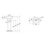 Ideal Standard Connect Arc Umywalka ścienna 35x26 cm biała E791501