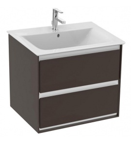 Ideal Standard Connect Air Szafka pod umywalkę 60 cm z 2 szuflady ciemnobrązowy E0818VY