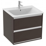 Ideal Standard Connect Air Szafka pod umywalkę 60 cm z 2 szuflady ciemnobrązowy E0818VY