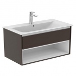 Ideal Standard Connect Air Szafka 100 cm pod umywalkę ciemnobrązowy mat E0828VY