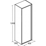 Ideal Standard Connect Air Szafka niska, odwracalna biały lakier E0834B2