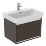 Ideal Standard Connect Air Szafka 58 cm pod umywalkę Cube, ciemnobrązowy mat E0847VY