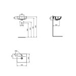 Ideal Standard Connect Air Umywalka Cube 40 cm E0307V3