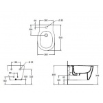 Ideal Standard Connect Bidet Wiszący biały E799701