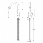 Ideal Standard Connect Blue Bateria kuchenna chrom B9933AA