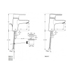 Ideal Standard Connect Blue Bateria umywalkowa chrom B9936AA