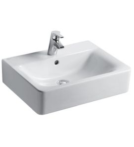 Ideal Standard Connect Cube Umywalka ścienna 60x45 cm biała z powłoką Ideal Plus E7945MA