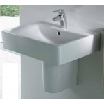 Ideal Standard Connect Cube Umywalka ścienna 60x45 cm biała z powłoką Ideal Plus E7945MA