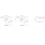 Ideal Standard Connect Cube Umywalka ścienna 60x46 cm biała E810201