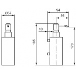 Ideal Standard Connect Dozownik na mydło metalowy A9154AA