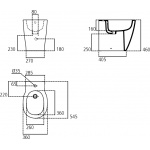 Ideal Standard Connect Freedom Bidet stojący wysoki E607401